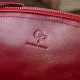 Жіноча косметичка зі шкіри Amelin GRANDE PELLE 11303 Червона