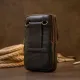 Сумка унісекс на пояс на два відділення Vintage 20427 Коричнева