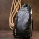 Чоловіча сумка через плече з екошкіри для документів та міста Vintage 20559 Чорна
