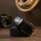 Текстильний чоловічий ремінь класика Vintage 20525 Чорний