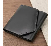 Портмоне кишенькове 11336 Grande Pelle Чорне