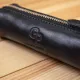 Шкіряна практична ключниця GRANDE PELLE 11340 Темно-синій