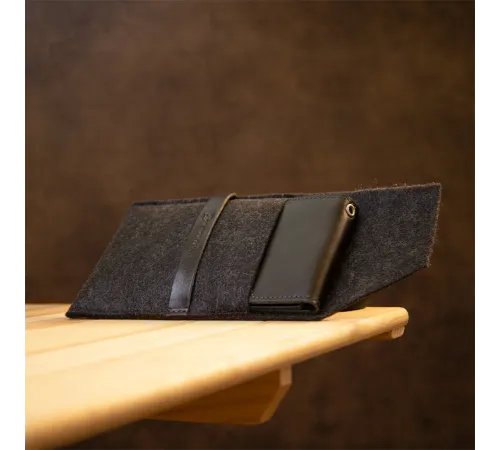 Добротна шкіряна ключниця GRANDE PELLE 11354 Чорний