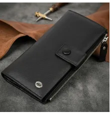 Класичний гаманець-клатч ST Leather 19373 Чорний