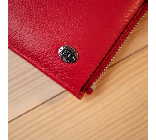 Яскравий жіночий гаманець-клатч ST Leather 19374 Червоний