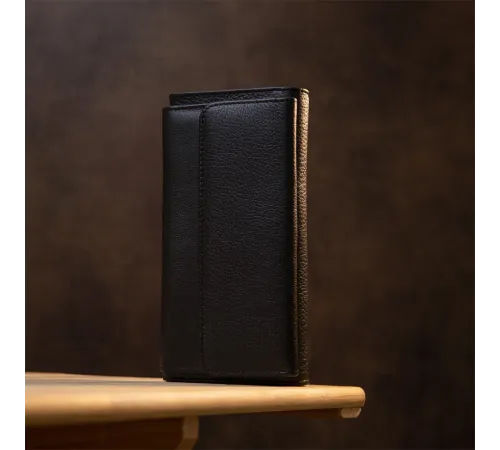 Добротний жіночий гаманець ST Leather 19375 Чорний