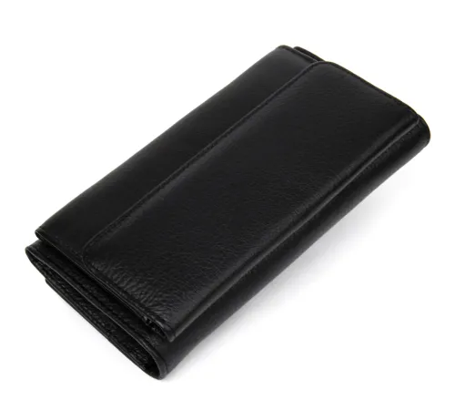 Добротний жіночий гаманець ST Leather 19375 Чорний