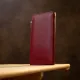 Стильний шкіряний гаманець для жінок ST Leather 19380 Темно-червоний
