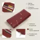 Стильний шкіряний гаманець для жінок ST Leather 19380 Темно-червоний