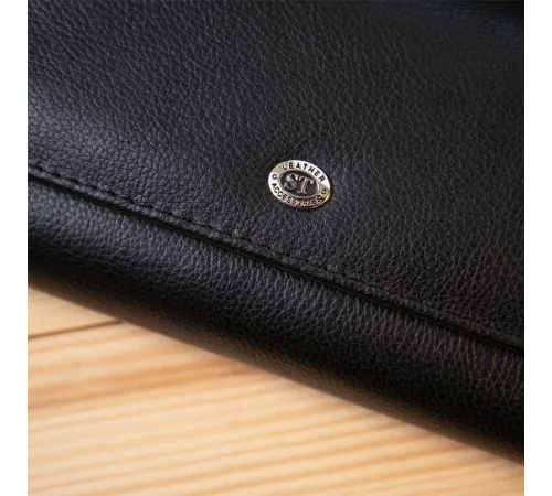 Універсальний жіночий гаманець ST Leather 19388 Чорний