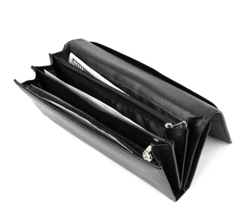 Універсальний жіночий гаманець ST Leather 19388 Чорний