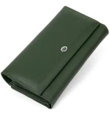 Оригінальний жіночий гаманець ST Leather 19389 Зелений