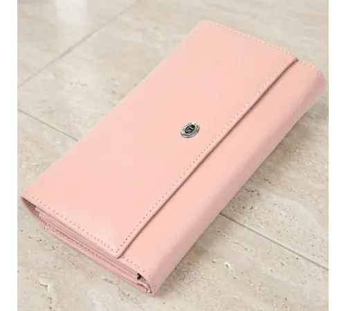 Місткий жіночий гаманець ST Leather 19390 Рожевий