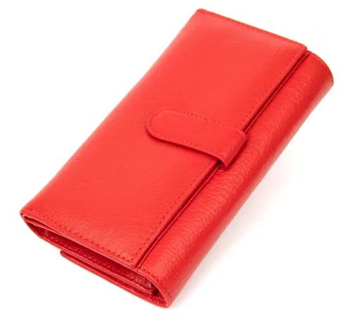 Місткий гаманець для жінок ST Leather 19391 Червоний