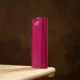 Ключниця тубус шкіряна на кнопках Grande Pelle 11349 Фуксія