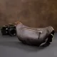 Бананка в матовій шкірі GRANDE PELLE 11154 Коричнева
