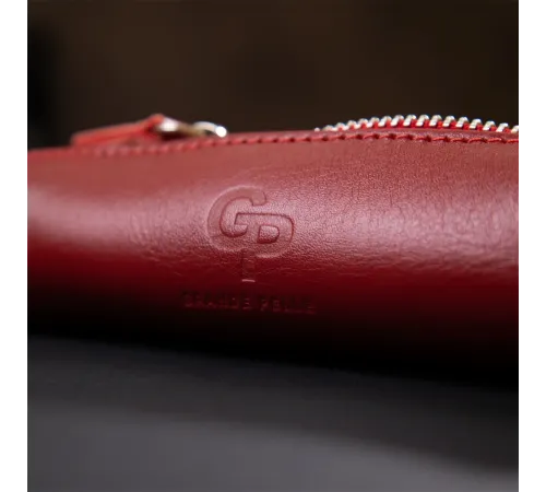 Жіноча шкіряна ключниця GRANDE PELLE 11341 Червоний