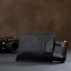 Ключниця з монетницею GRANDE PELLE 11371 Чорний