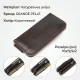 Шкіряне жіноче глянцеве портмоне GRANDE PELLE 11466 Коричневий