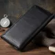 Шкіряне глянсове портмоне GRANDE PELLE 11471 Чорний