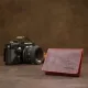Шкіряна візитниця GRANDE PELLE 11486 Бордовий