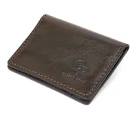 Шкіряна візитниця GRANDE PELLE 11488 Коричневий