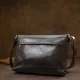 Шкіряна чоловіча прямокутна сумка GRANDE PELLE 11429 Чорний