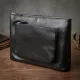 Шкіряна чоловіча сумка для ноутбука GRANDE PELLE 11437 Чорний
