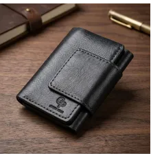 Чоловіче шкіряне портмоне GRANDE PELLE 11511 Синій