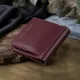 Шкіряне жіноче портмоне GRANDE PELLE 11518 Бордовий