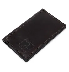 Шкіряна візитниця GRANDE PELLE 11531 Коричневий
