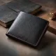 Шкіряне стильне портмоне GRANDE PELLE 11551 Чорний