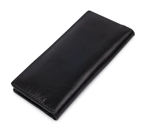 Практичне чоловіче портмоне GRANDE PELLE 11559 Чорний