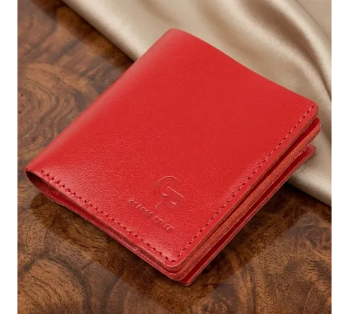 Невелике жіноче портмоне GRANDE PELLE 11565 Червоний