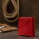 Невелике жіноче портмоне GRANDE PELLE 11565 Червоний
