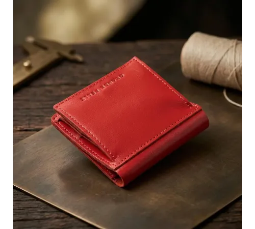Невелике жіноче портмоне GRANDE PELLE 11565 Червоний