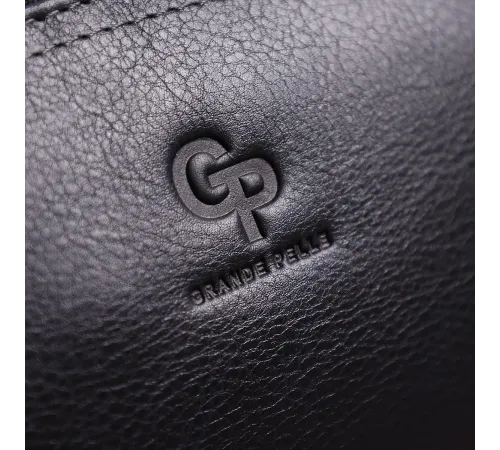 Шкіряна жіноча косметичка GRANDE PELLE 11570 Чорний