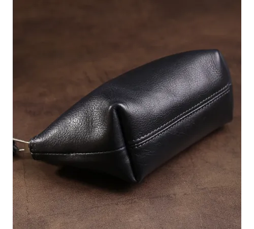 Шкіряна жіноча косметичка GRANDE PELLE 11570 Чорний