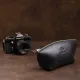 Шкіряна жіноча косметичка GRANDE PELLE 11570 Чорний