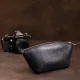 Шкіряна жіноча косметичка GRANDE PELLE 11570 Чорний