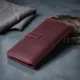 Шкіряне жіноче матове портмоне GRANDE PELLE 11561 Бордовий