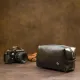 Шкіряна чоловіча косметичка GRANDE PELLE 11415 Чорний