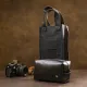 Шкіряна чоловіча косметичка GRANDE PELLE 11415 Чорний