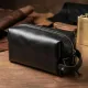Шкіряна чоловіча косметичка GRANDE PELLE 11415 Чорний