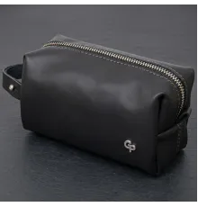 Шкіряна косметичка для чоловіків GRANDE PELLE 11507 Чорний