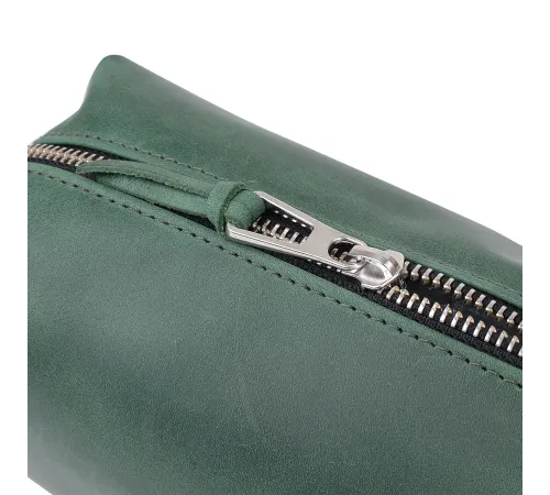 Шкіряна косметичка унісекс GRANDE PELLE 11572 Зелений
