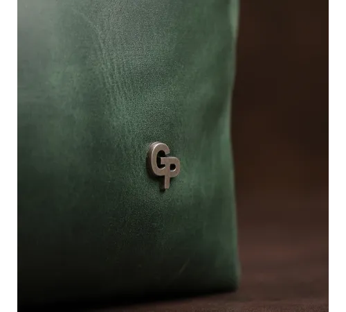 Шкіряна косметичка унісекс GRANDE PELLE 11573 Зелений