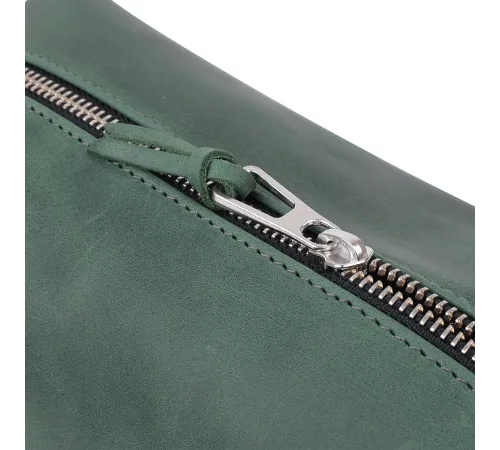 Шкіряна косметичка унісекс GRANDE PELLE 11573 Зелений