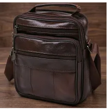 Сумка з натуральної шкіри Vintage 20450 Коричневий