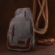 Зручна чоловіча сумка через плече. Vintage 20388 Сірий